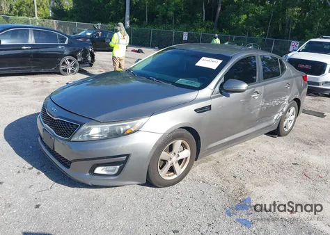 2015 Kia Optima Lx из США, поврежденный, VIN 5XXGM4A75FG386587